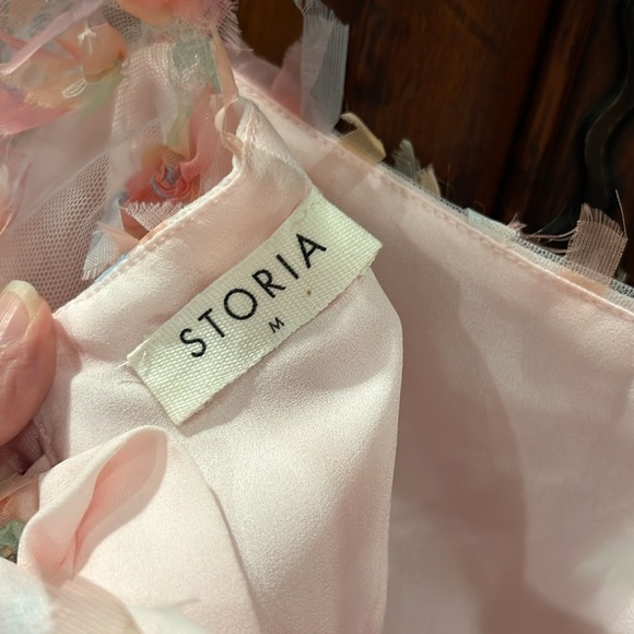 Storia babydoll style top - pink confetti - size M - Picture 6 of 6